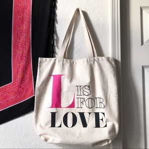 Old Navy Printed Canvas Tote Bag